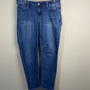Kensie Jeans Straight Leg Women's Mid-Rise Blue Jeans Size 8